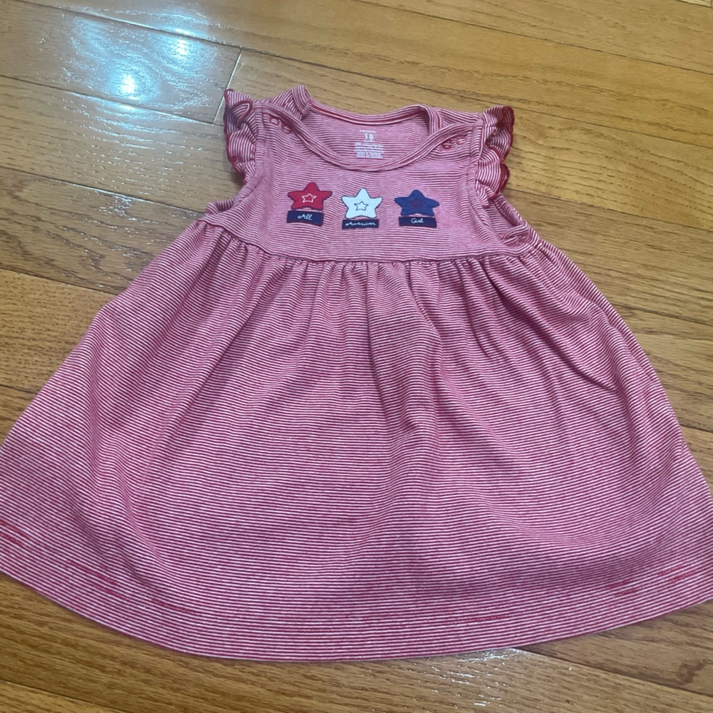 4th of july baby dress